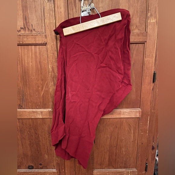 Draped Red Vivienne Westwood Skirt - Picture 8 of 12